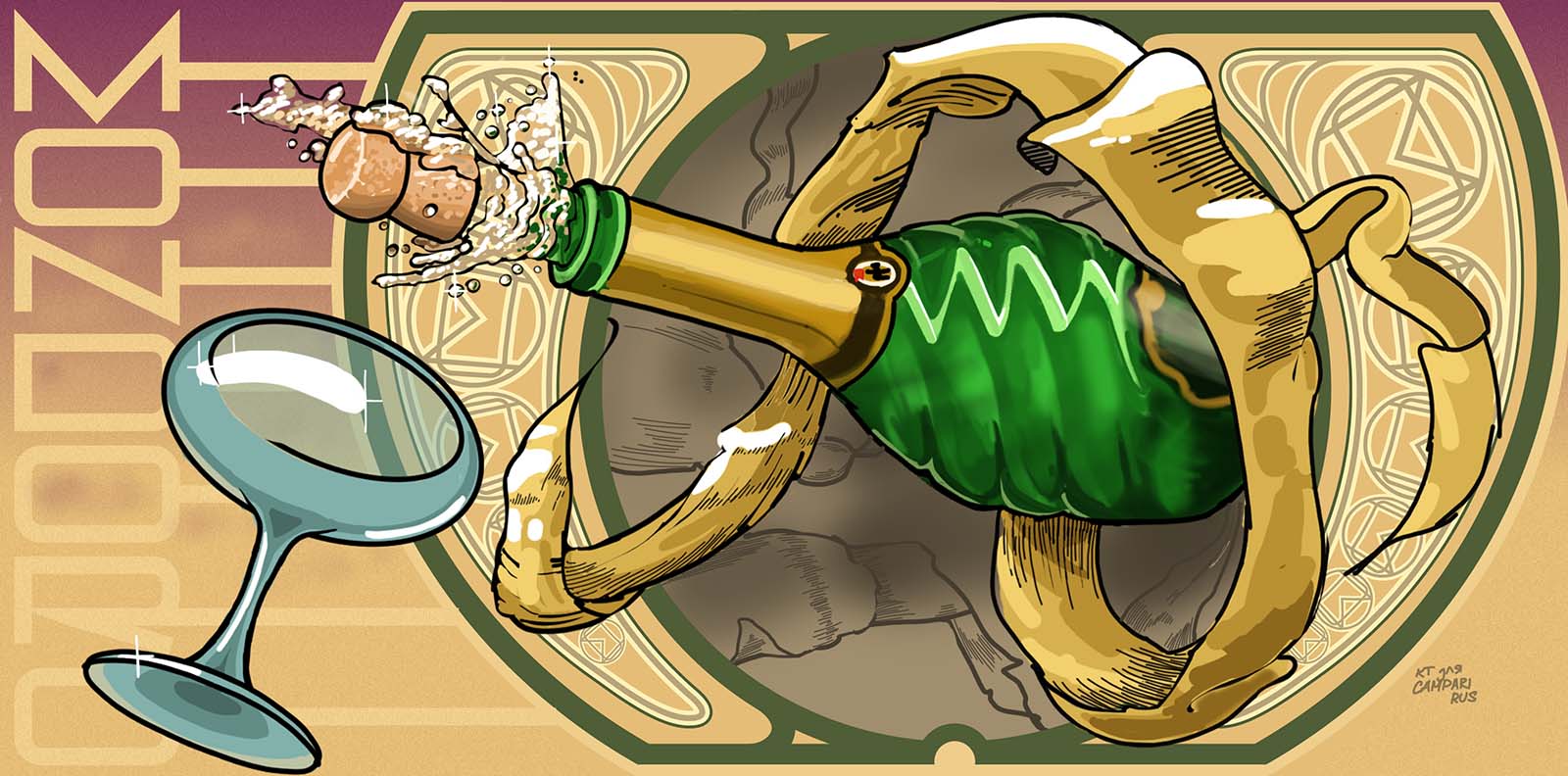 Эскизы для Campari Group