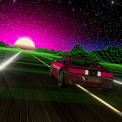 Концепт киберпространства с атмосферой digital-арт-инсталляции