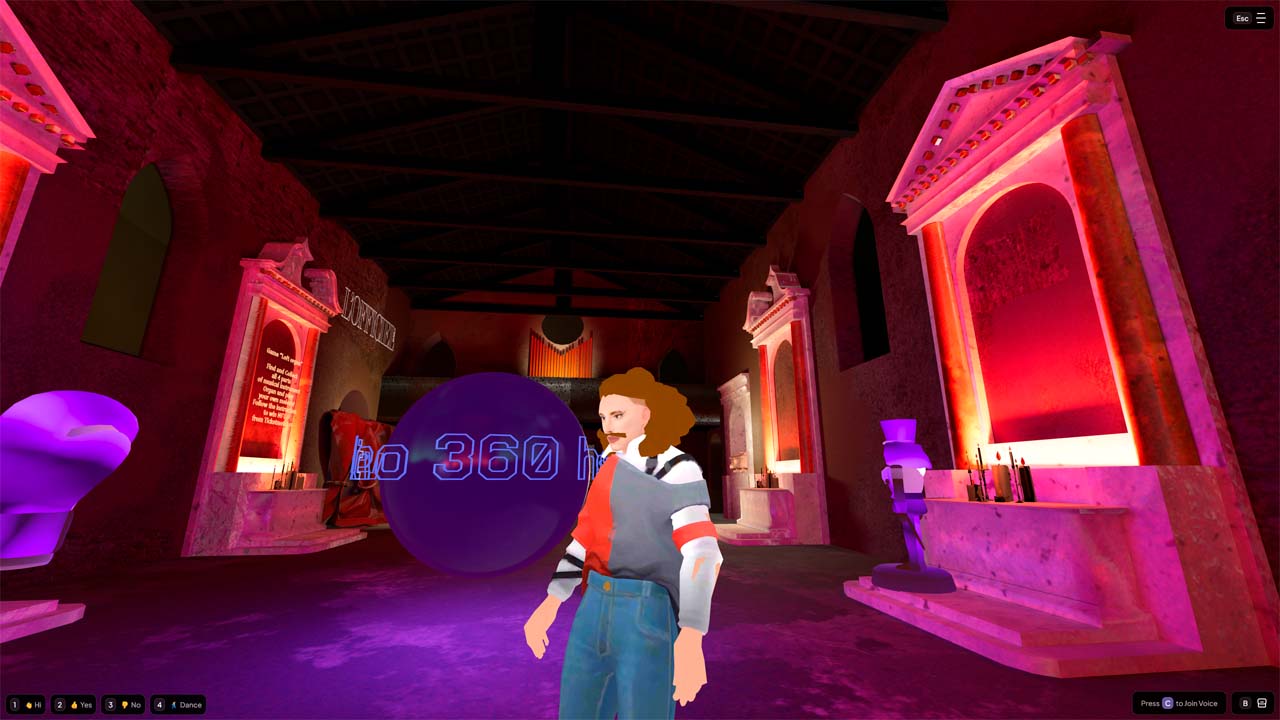 Метавёрс пространство для TicketMeta